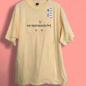 NWT Point Sportswear “Best Mom Ever” Yellow T-Shirt   XL